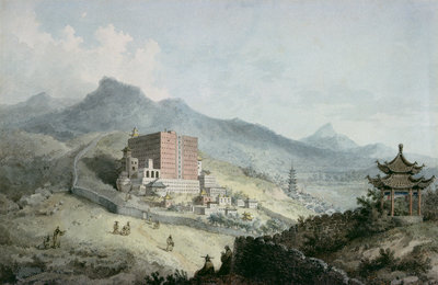 Poo Ta La, or Great Temple of Fo, near Zehol,Tibet, China by William Alexander - print