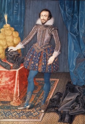 Portrait of Richard Sackville, 3rd Earl of Dorset (1589-1624), 1616 by Isaac Oliver - print