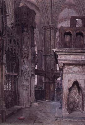 Edward the Confessor's Chapel, Westminster Abbey by George Price Boyce - print