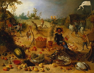 An Allegory of Autumn by Sebastian Vrancx - print