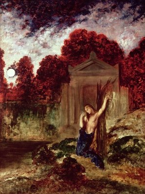 Orpheus at the Tomb of Eurydice by Gustave Moreau - print