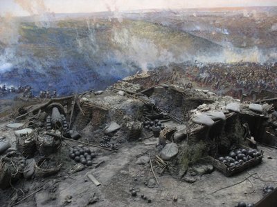 The Siege of Sevastopol Panorama (mixed media) by Franz Roubaud - print