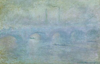 Waterloo Bridge: Effect of the Mist, 1903 by Claude Monet - print