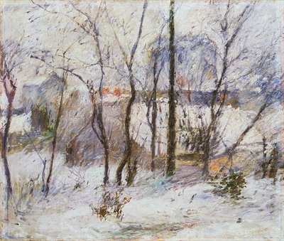 Garden under Snow, 1879 by Paul Gauguin - print