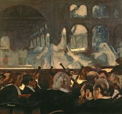 The ballet scene from Meyerbeer's opera 'Robert le Diable', 1876 by Edgar Degas - print