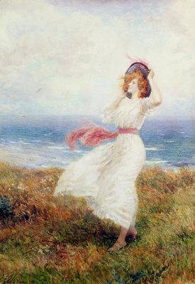 A Blow on the Cliffs by Arthur Hopkins - print