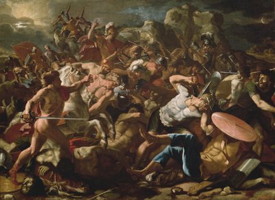 The Battle by Nicolas Poussin - print