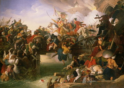 Zrinyi's Outburst by Johann Peter Krafft - print