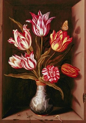 Still Life (oil on panel) by Jan Baptist van Fornenburgh - print