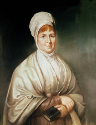 Portrait of Elizabeth Fry (1780-1845) by English School - print