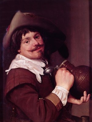 Man with a Jug, c.1635 by Haarlem School - print