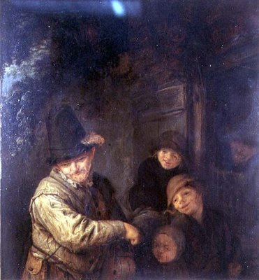 The Itinerant Musician, 17th century by Adriaen Jansz. van Ostade - print