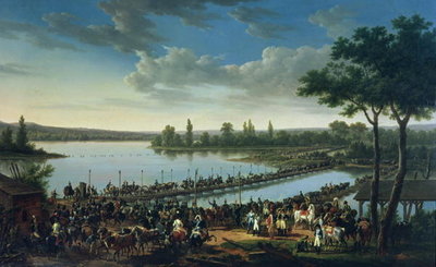 Napoleon before the Battle of Wagram, 6th July 1809 by Jacques Francois Joseph Swebach - print