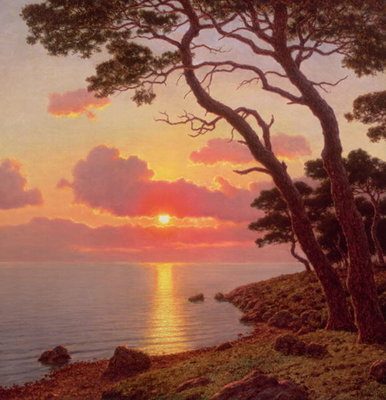 Calme de Soir, Cote d'Azur by Ivan Fedorovich Choultse - print
