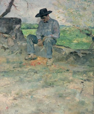 Young Routy at Celeyran, 1882 (oil on canvas) by Henri de Toulouse-Lautrec - print