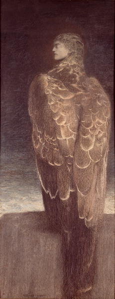 Sleeping Medusa, 1896 (pastel on paper) by Fernand Khnopff - print