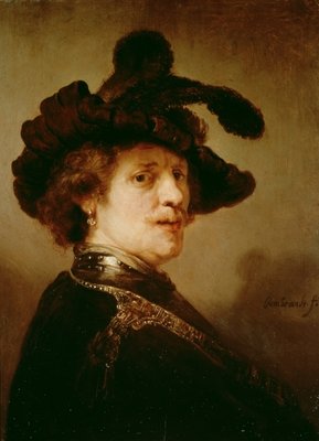Self Portrait in Fancy Dress, 1635-36 by Rembrandt Harmensz. van Rijn - print
