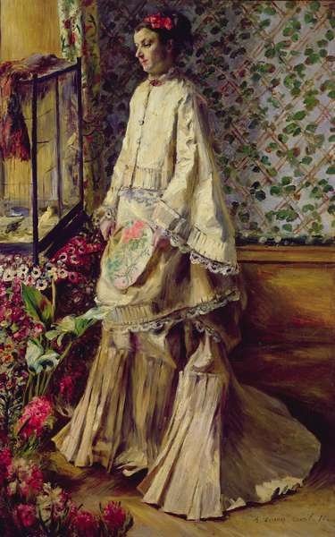 Portrait of Rapha, 1871 by Pierre Auguste Renoir - print