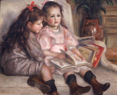 Portraits of children, or The Children of Martial Caillebotte, 1895 by Pierre Auguste Renoir - print