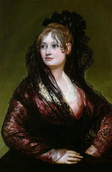Dona Isabel de Porcel, exh. 1805 by Francisco Jose de Goya y Lucientes - print