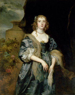 Fine Art Print of Anne Carr, Countess of Bedford, c.1638 by Sir Anthony van Dyck