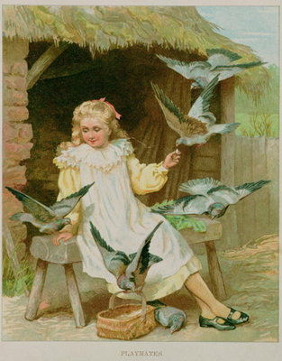 Playmates by English School - print