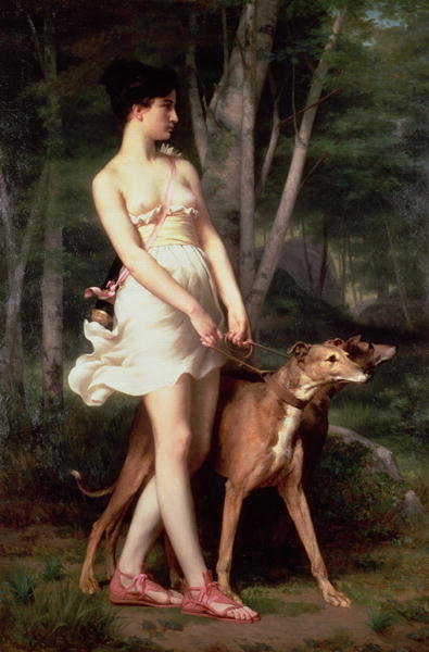 Diana the Huntress by Gaston Casimir Saint-Pierre - print