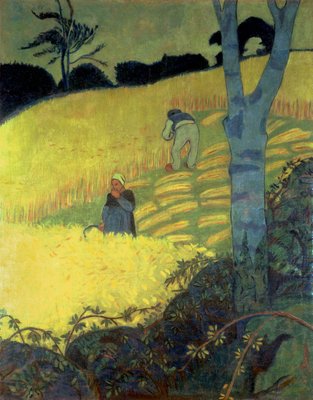 Fine Art Print of Harvest Scene by Paul Serusier