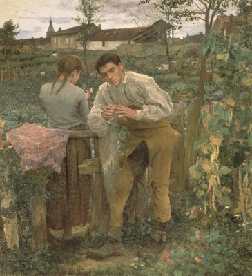 Rural Love, 1882 (oil on canvas) by Jules Bastien-Lepage - print