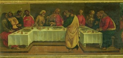 Predella Panel: Last Supper by Luca Signorelli - print