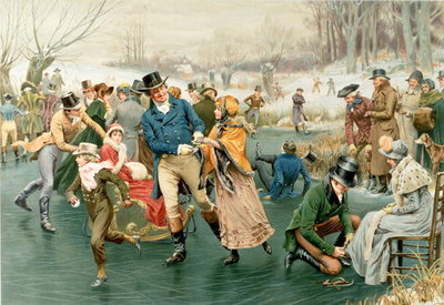 A Merry Christmas, from the Pears Annual, 1907 (w/c on paper) by Frank Dadd - print