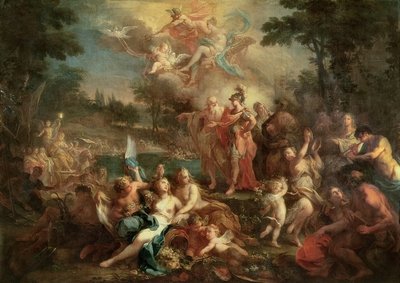 The Vision of Aeneas in the Elysian Fields by Sebastiano Conca - print