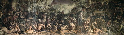 Fine Art Print of The Death of Nelson, 1863-65 by Daniel Maclise