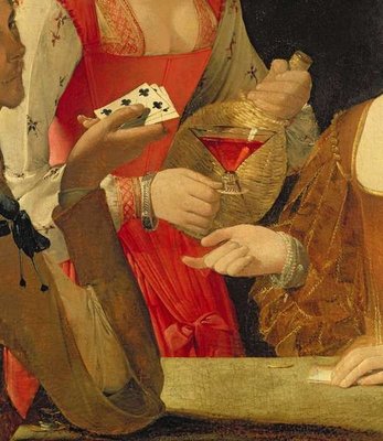 Fine Art Print of The Cheat with the Ace of Clubs by Georges de la Tour
