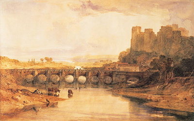 Fine Art Print of Ludlow Castle, 1800 by Joseph Mallord William Turner