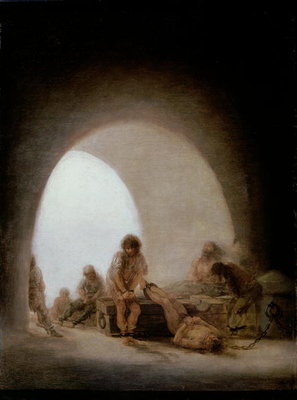 Fine Art Print of Interior of the Jail, 1793-94 by Francisco Jose de Goya y Lucientes