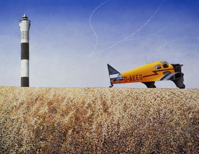 Spirts of the Air, 1990 (oil on canvas) by Brian Yale - print