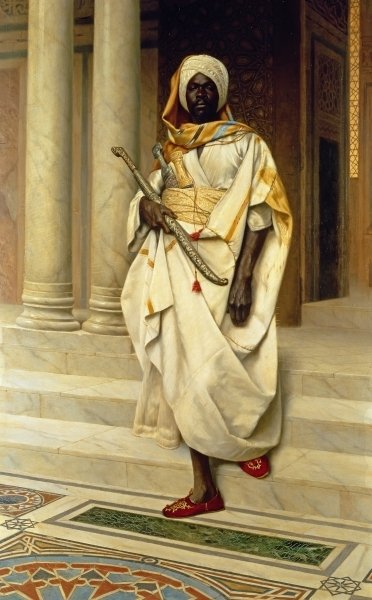 Fine Art Print of The Emir by Ludwig Deutsch