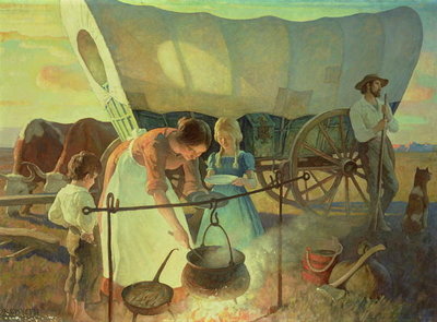 Fine Art Print of Seeking the New Home by Newell Convers Wyeth