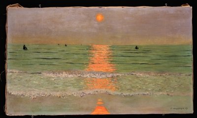 Fine Art Print of Sunset, 1913 by Felix Edouard Vallotton