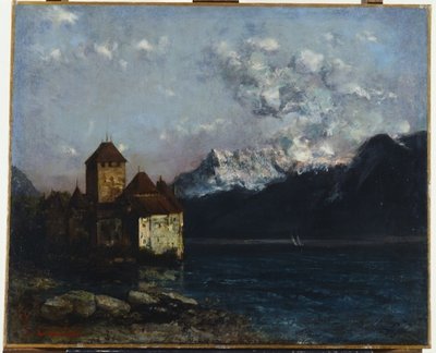 Fine Art Print of The Chateau de Chillon, 1877 by Gustave Courbet