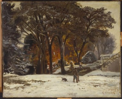 Fine Art Print of The Poacher, 1867 by Gustave Courbet