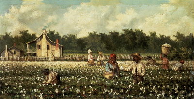 Fine Art Print of Cotton Field, Mississippi by William Aiken Walker