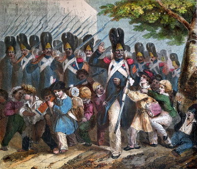 Fine Art Print of The Grenadiers of Napoleon I by Nicolas Toussaint Charlet