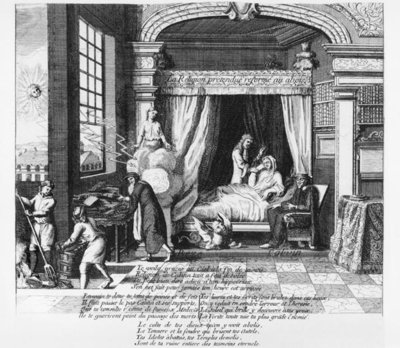 Fine Art Print of The so-called Protestant Reformed religion in desperate straits, 1684 by French School