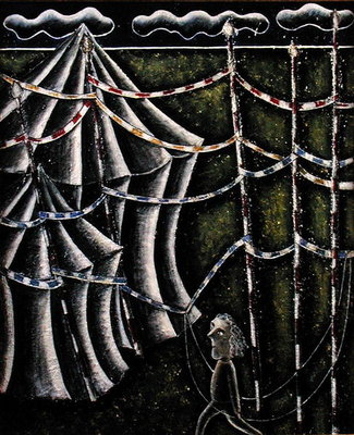 Progress, 1991 (oil on canvas) by Celia Washington - print