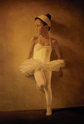 Little Dance (oil on canvas) by Simon Cook - print