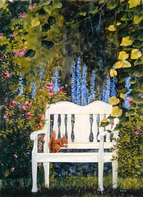 The White Bench by Ditz - print
