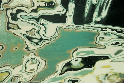 Fine Art Print of Paint on metal by Anonymous