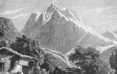 Fine Art Print of The Wetterhorn by German School